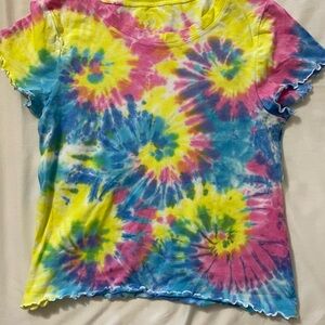 Colorful Tie-Dye Women's Top